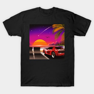 Testarossa Retrowave T-Shirt